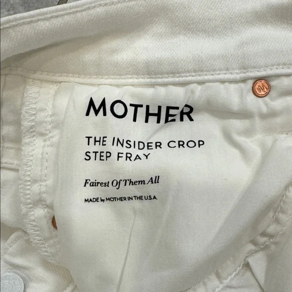 MOTHER Insider Step Crop Fray - Picture 4 of 7